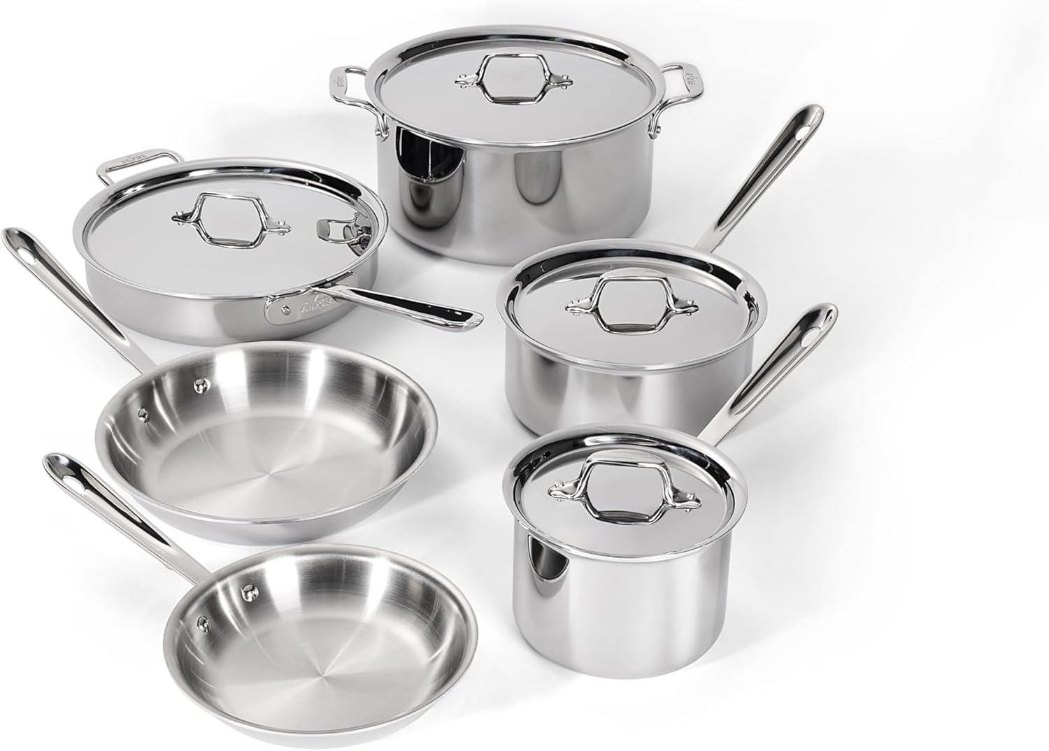 All-Clad D3 Stainless 10-Piece Cookware Set