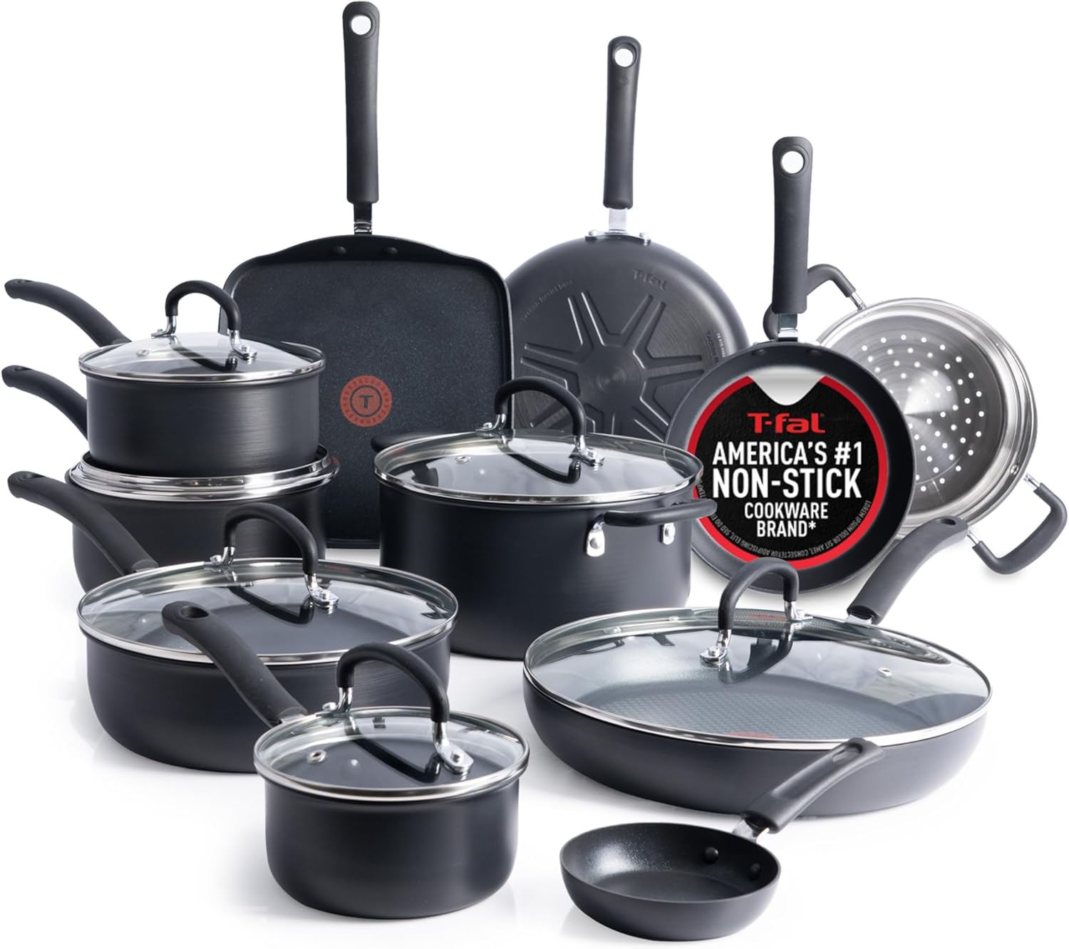 T-fal Ultimate Hard Anodized 17-Piece Cookware Set