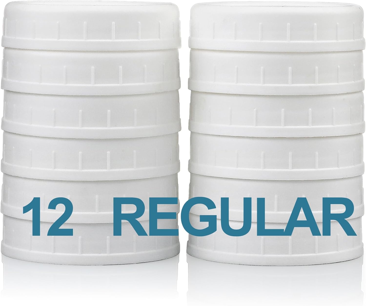 Vtop Mason Jars 16oz with Airtight Lids 12-Pack