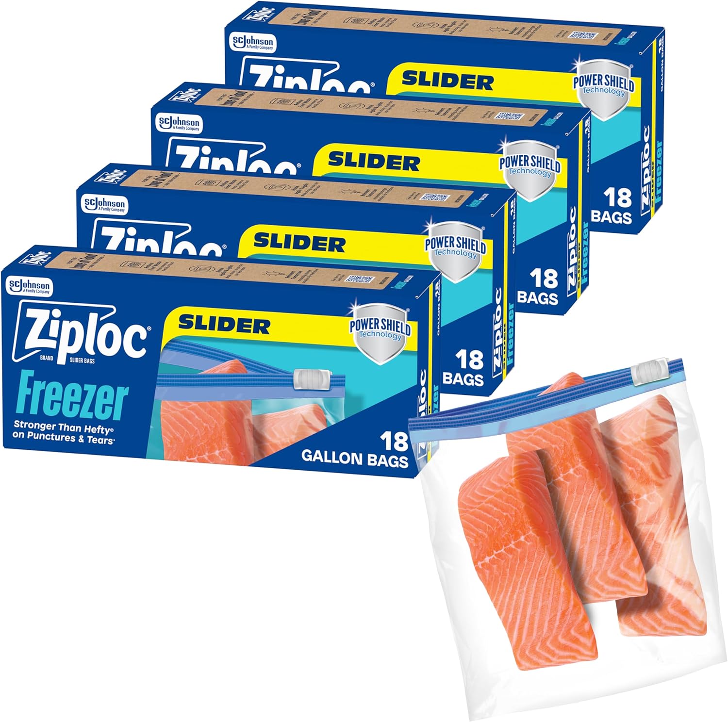 Ziploc Freezer Bags Gallon 152 Count
