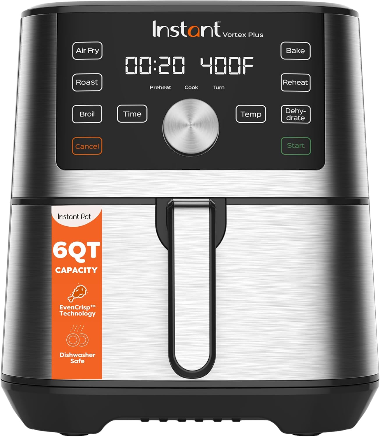 Instant Pot VORTEX Plus 6-in-1 Air Fryer 6QT